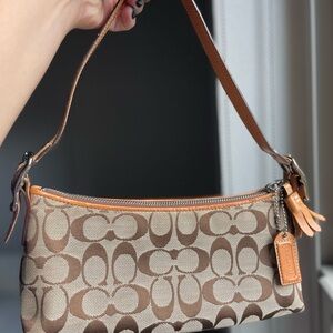 RARE Y2K Vintage COACH Signature Demi Shoulder Handbags